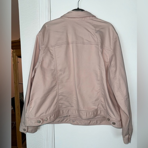 Talbots Blush Pink Denim Jacket - Picture 4 of 7